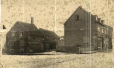 Haus Wandersmannstr.2a mit Backstube(links) um 1955